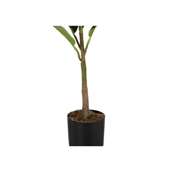 Black Green 40-Inch Indoor Faux Fake Floor Potted Real Touch Artificial Plant, image 3